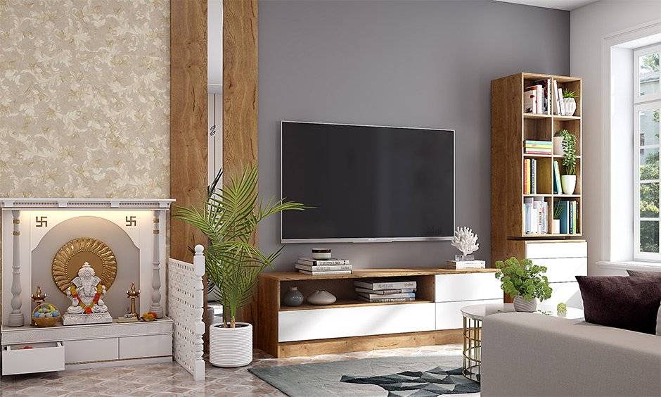 TV Unit With Mandir Designs You’ll Love