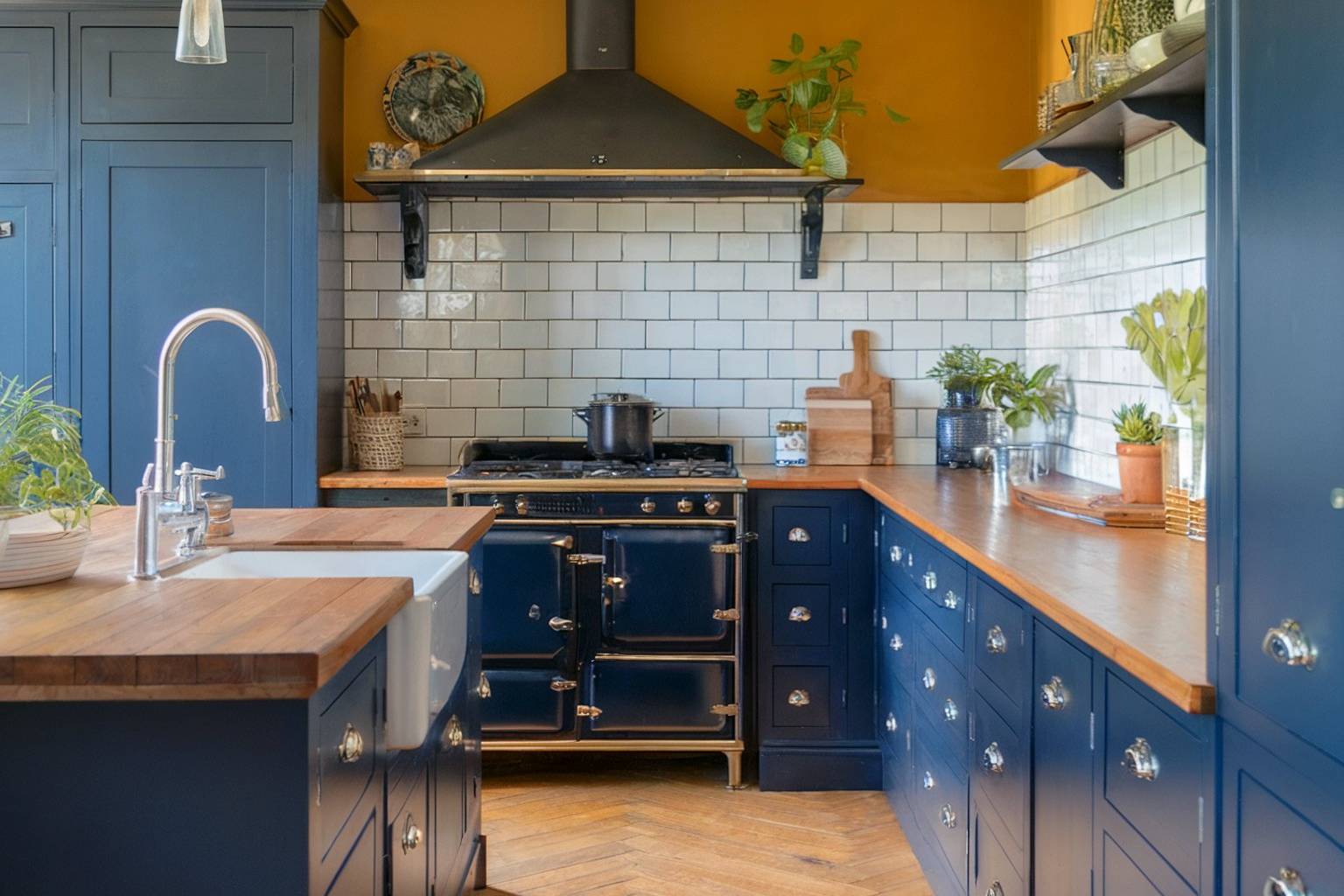 Ready to Go Bold? Try These 15 Navy Blue Kitchen Designs