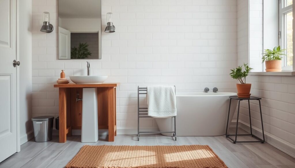 budget-friendly bathroom decor