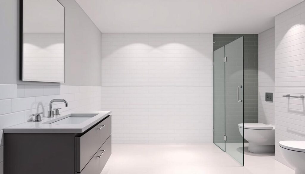 commercial bathroom color schemes