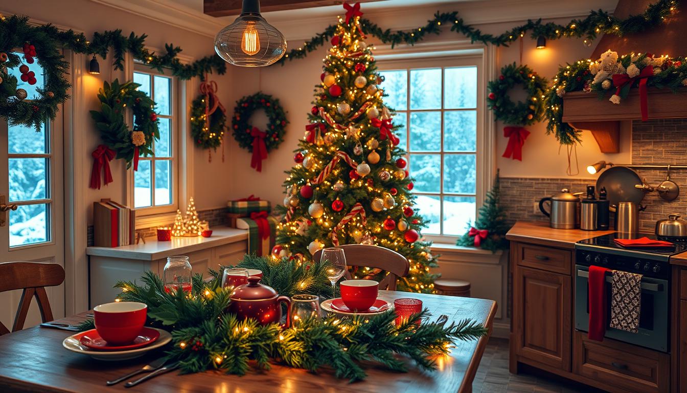 kitchen christmas decorating ideas