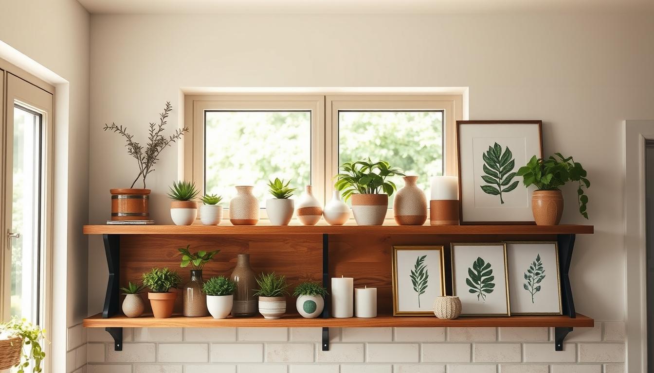 kitchen shelf decor ideas