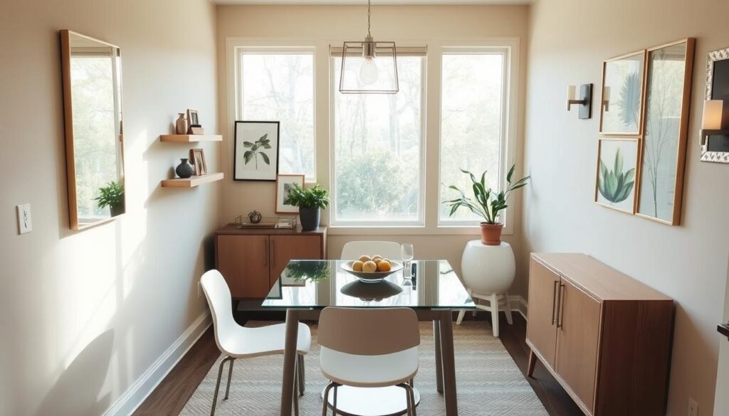 maximizing small dining room spaces